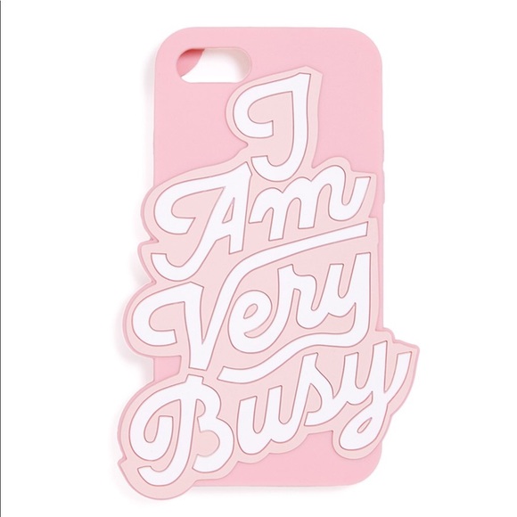 Ban.do “ I Am Very Busy “ Silicon Phone Case - Picture 1 of 3